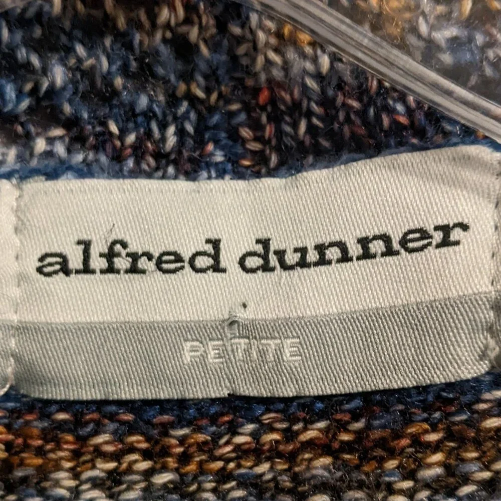 Alfred Dunner Petite Medium Beach Cover Up Crochet Knit Retro Boho Hippie